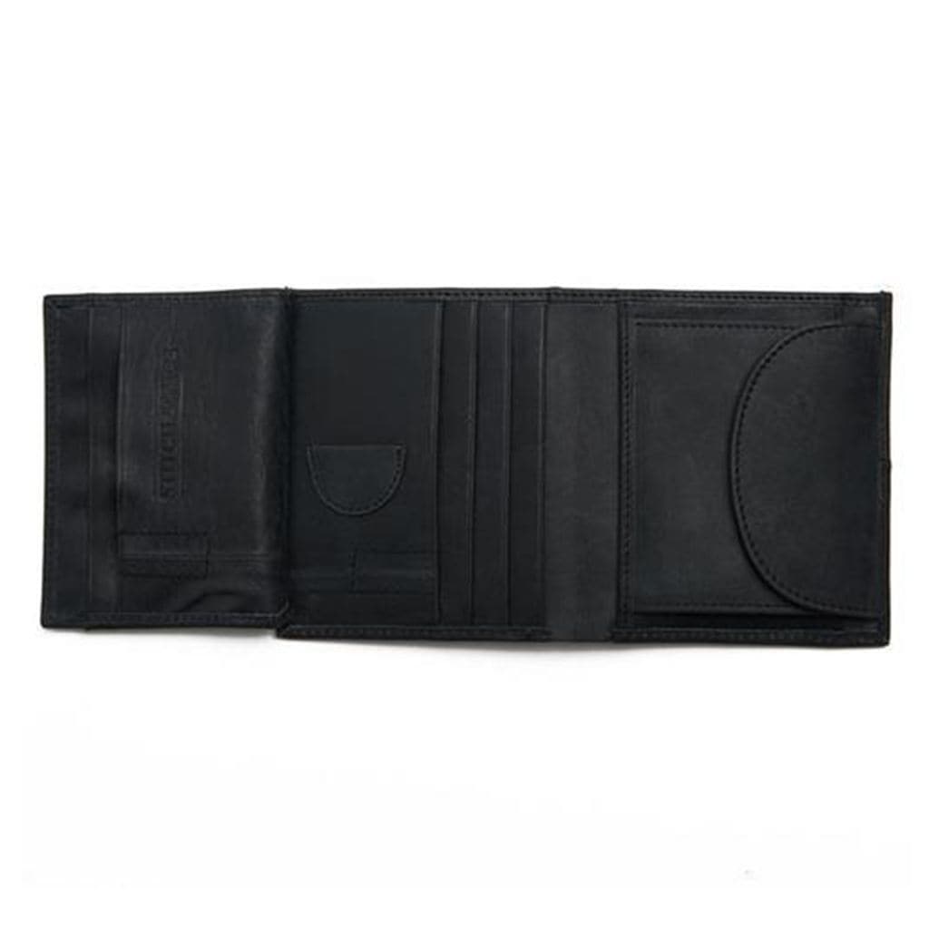 Stitch & Hide Bernard Wallet - Black - Love Luggage