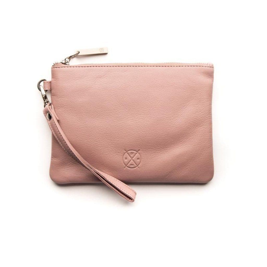 Dusty Rose French Leather Card Wallet | Avryn Co.