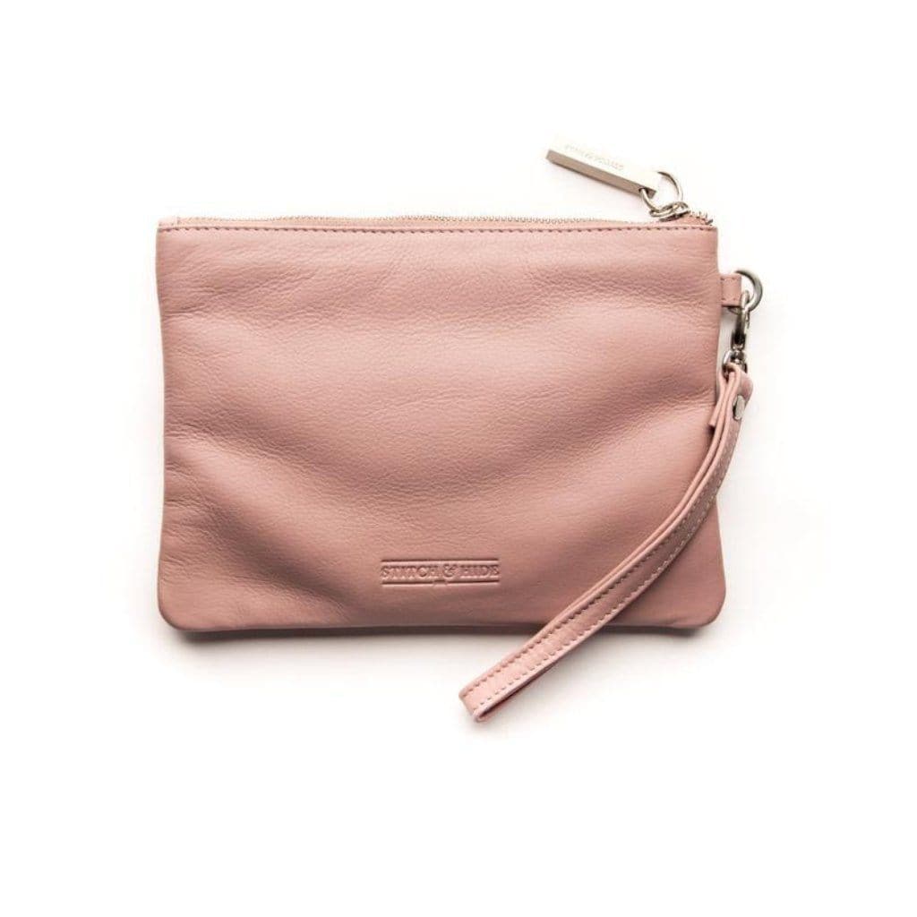 Stitch & Hide Cassie Clutch - Dusty Rose - Love Luggage