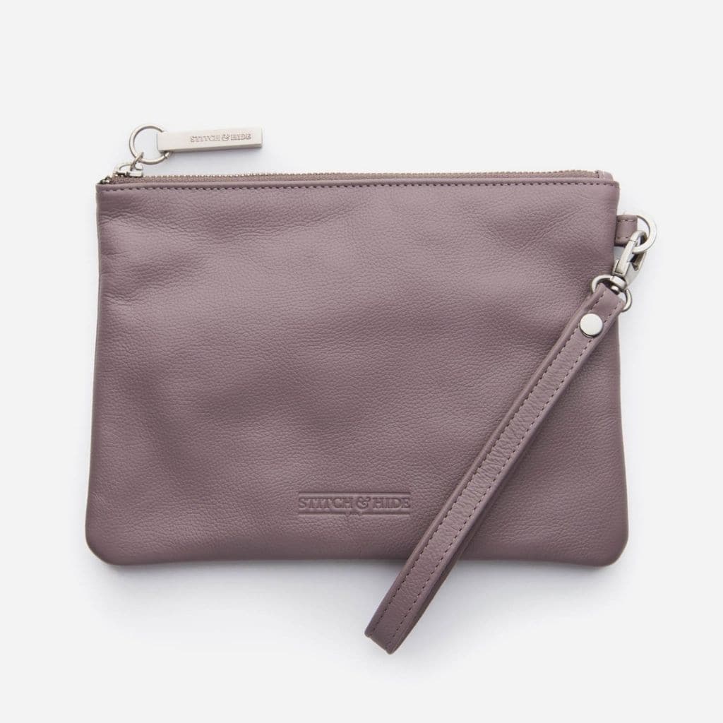 Stitch & Hide Cassie Clutch - Lilac - Love Luggage