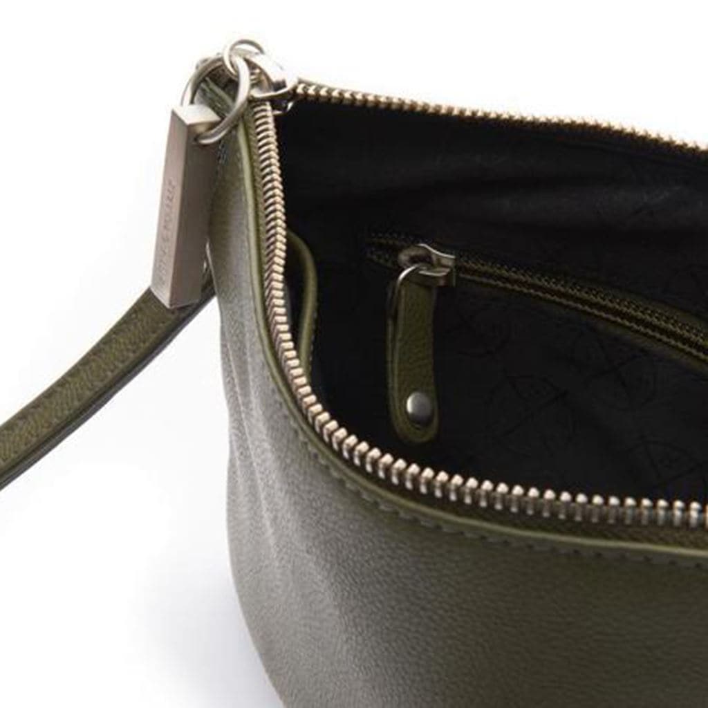 Stitch & Hide Cassie Clutch - Olive - Love Luggage