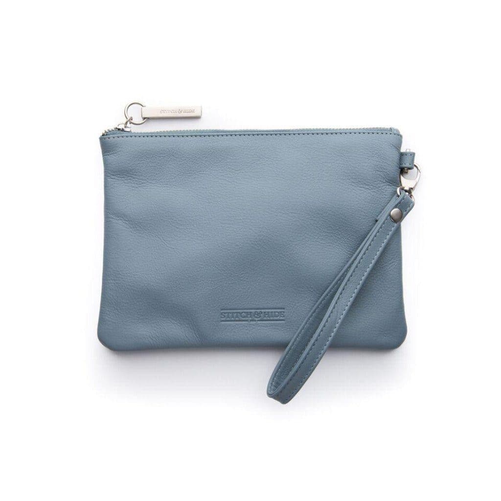 Stitch & Hide Cassie Clutch - Storm Blue - Love Luggage