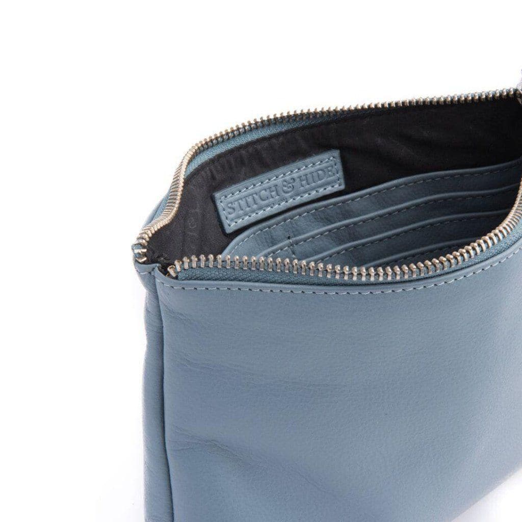 Stitch & Hide Cassie Clutch - Storm Blue - Love Luggage