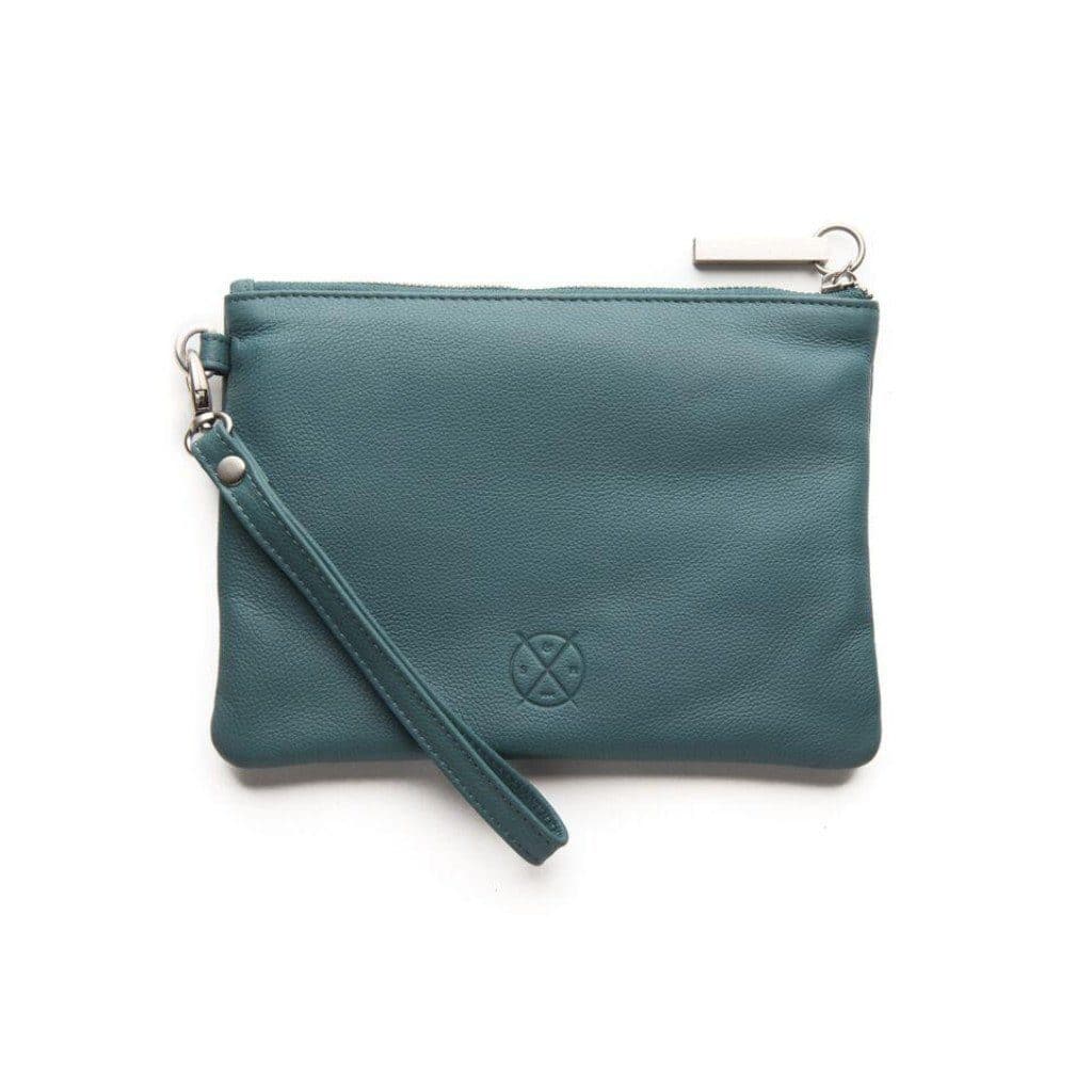 Stitch & Hide Cassie Clutch - Teal - Love Luggage