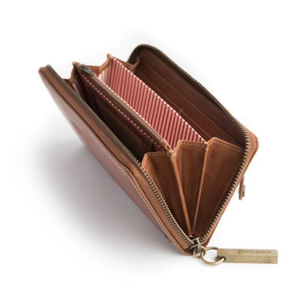 Stitch & Hide Christina Classic Collection Wallet - Maple - Love Luggage