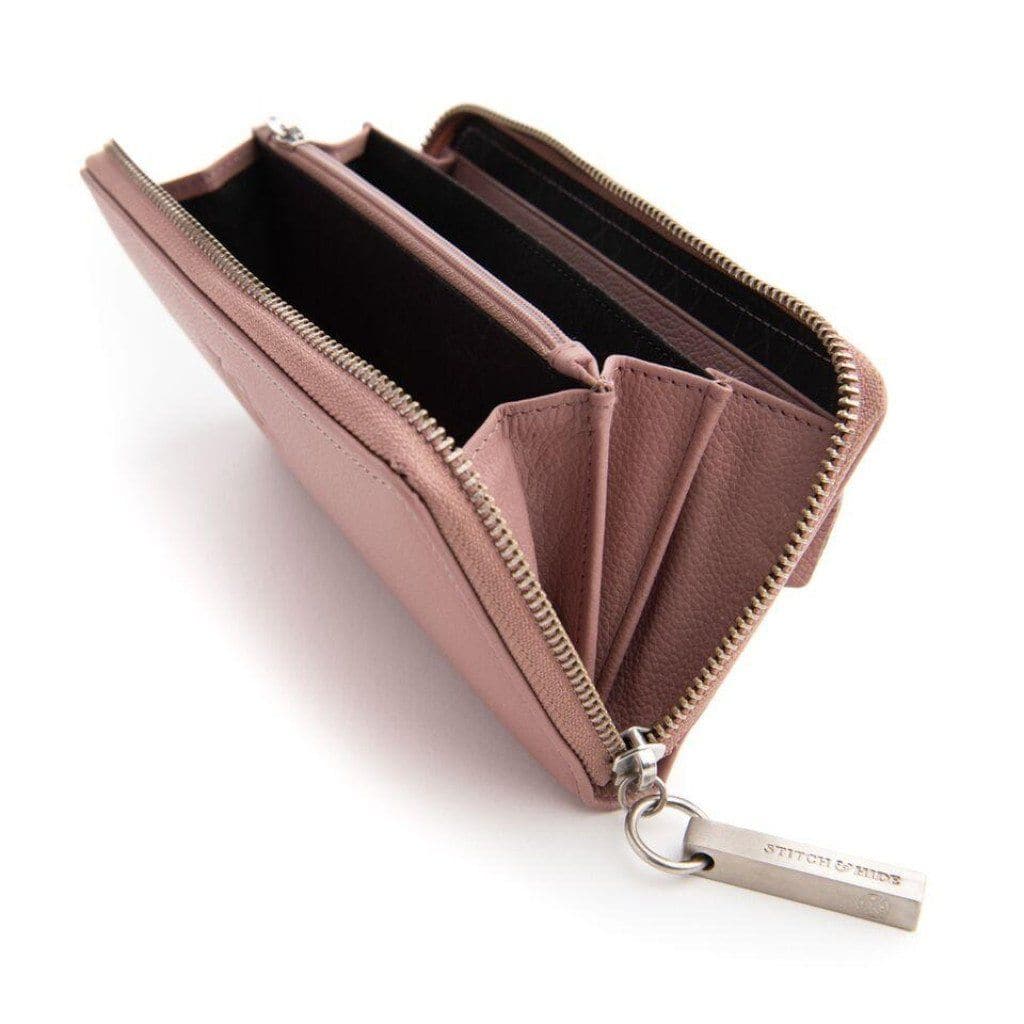 Stitch & Hide Christina Wallet - Dusty Rose - Love Luggage