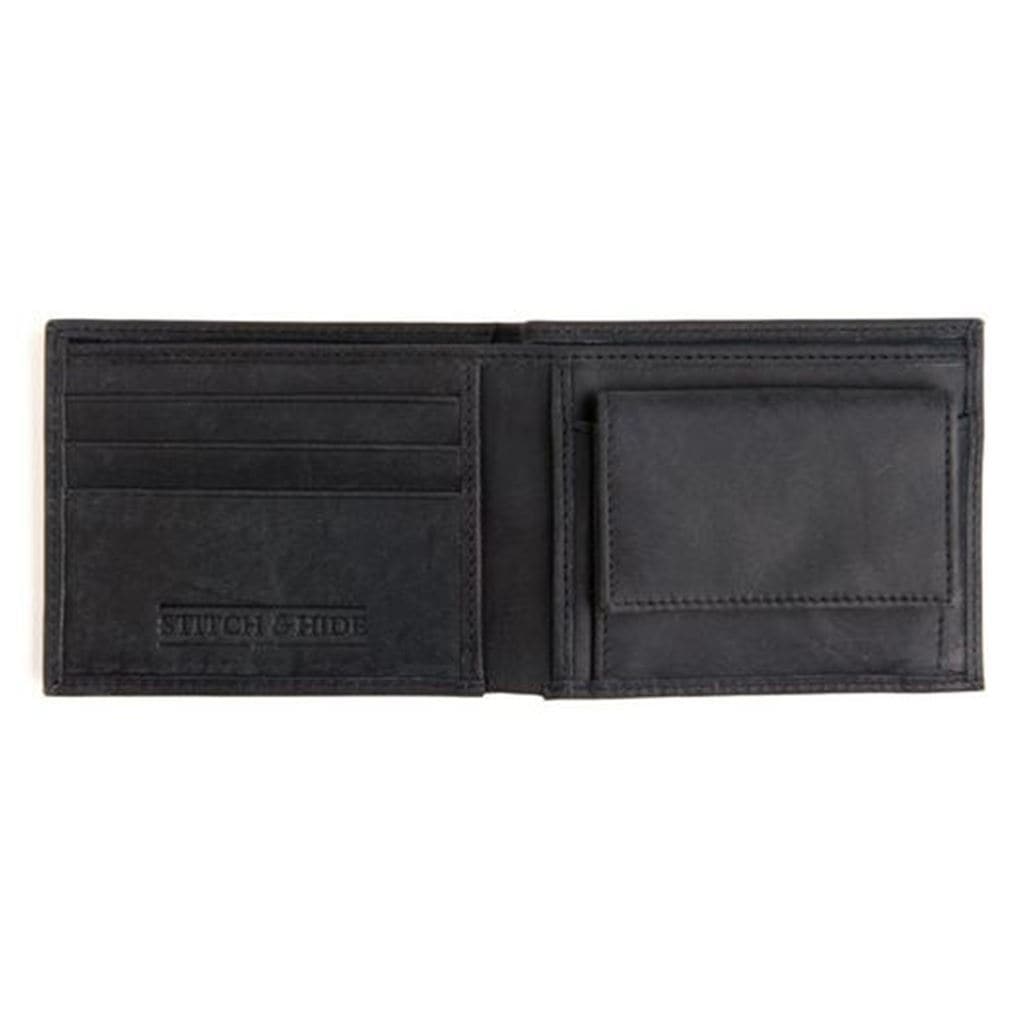 Stitch & Hide George Wallet - Black - Love Luggage
