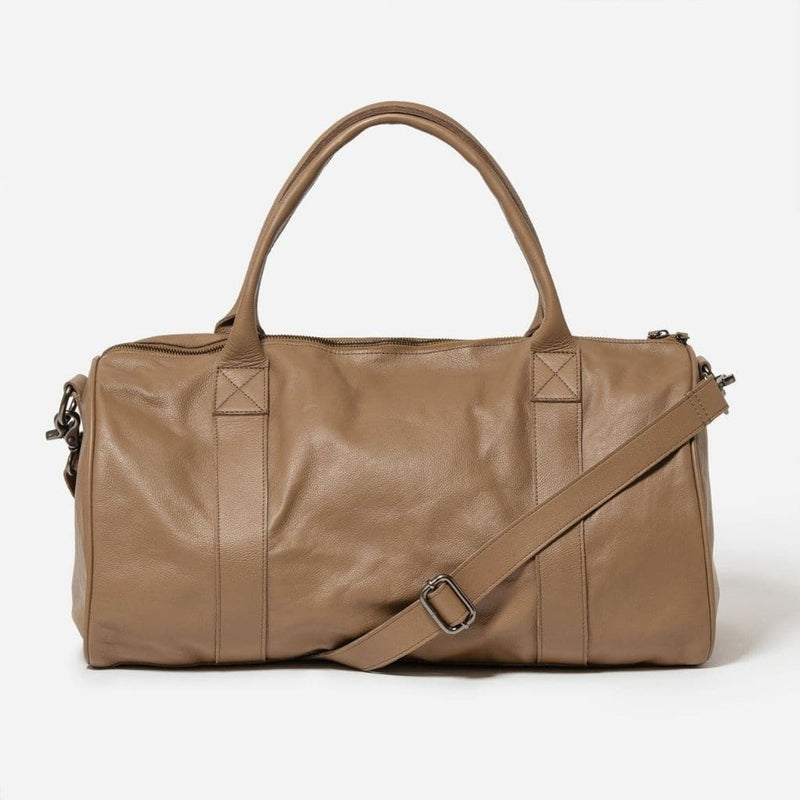 Stitch & Hide Globe Weekender Leather Duffel - Love Luggage