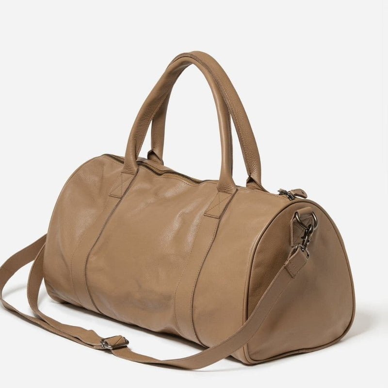 Stitch & Hide Globe Weekender Leather Duffel - Love Luggage