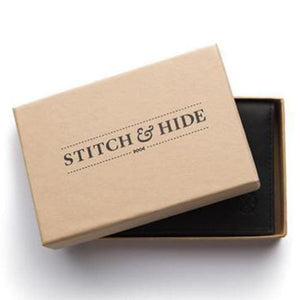 Stitch & Hide Hugo Wallet - Black - Love Luggage