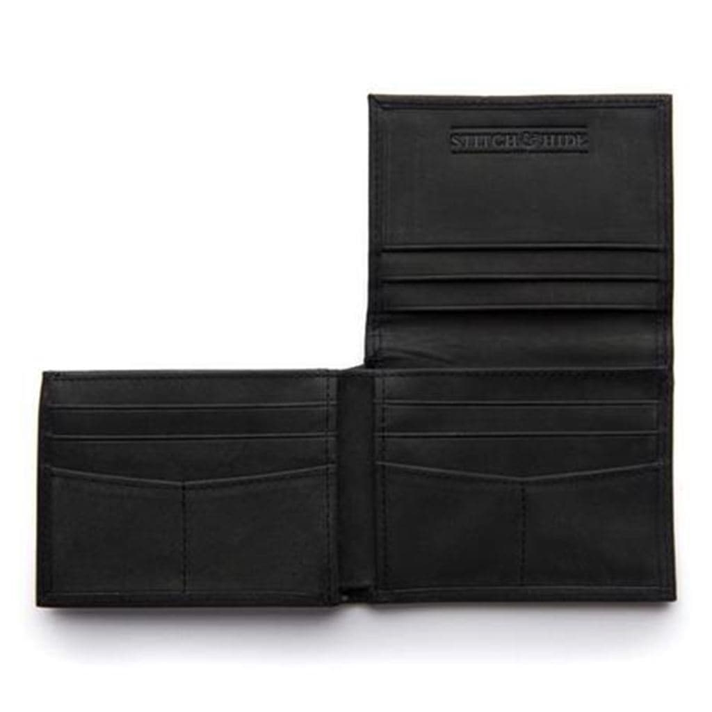 Stitch & Hide Hugo Wallet - Black - Love Luggage