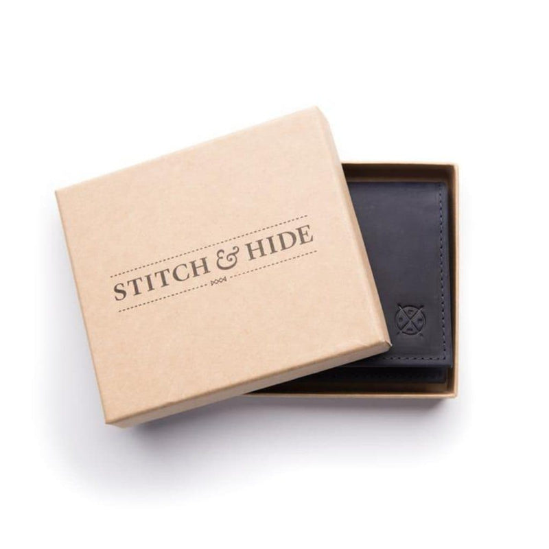 Stitch & Hide Hugo Wallet - Navy - Love Luggage