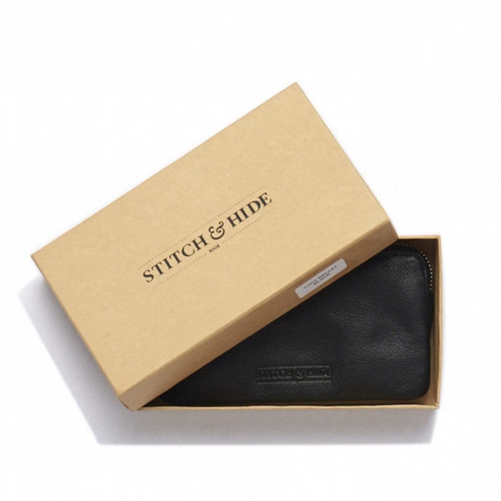 Stitch & Hide Lucy Pouch Wallet - Black - Love Luggage