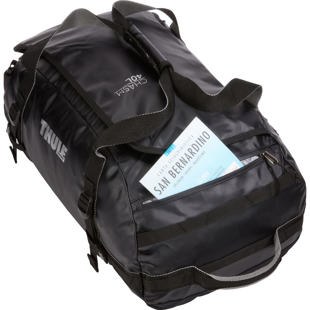 Thule Chasm 40L Duffel Bag - Black - Love Luggage