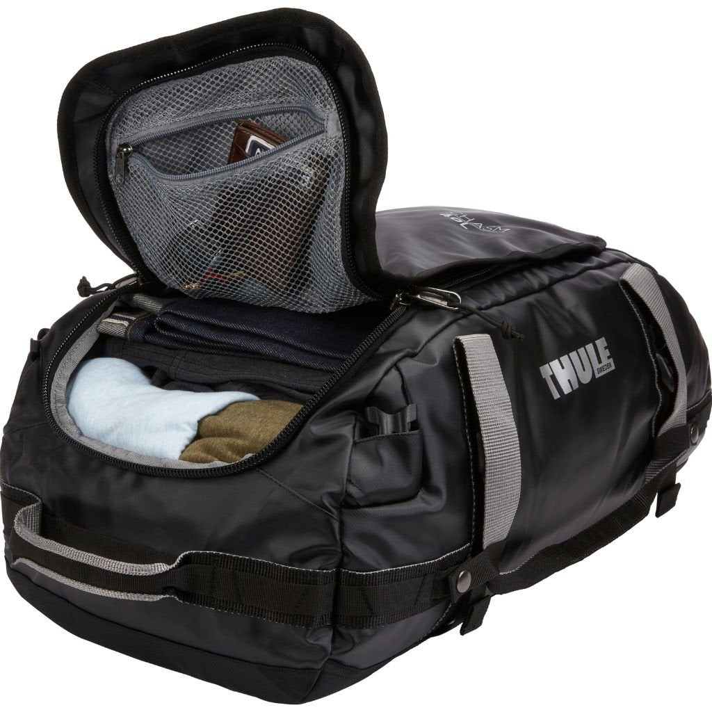 Thule Chasm 40L Duffel Bag - Black - Love Luggage