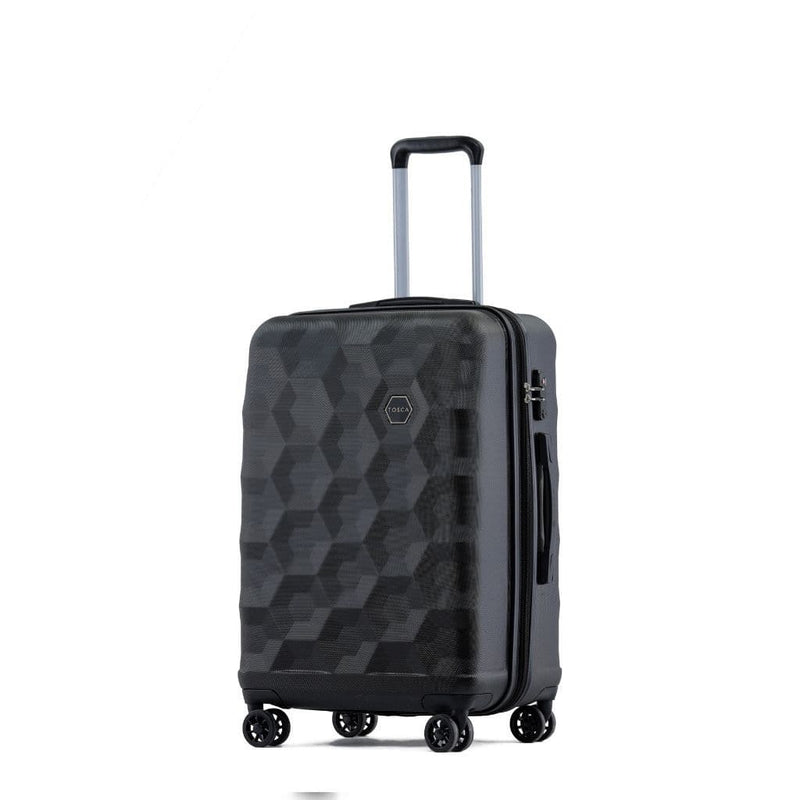 Tosca Bahamas 3 Piece Hardsided Suitcase Set - Black - Love Luggage