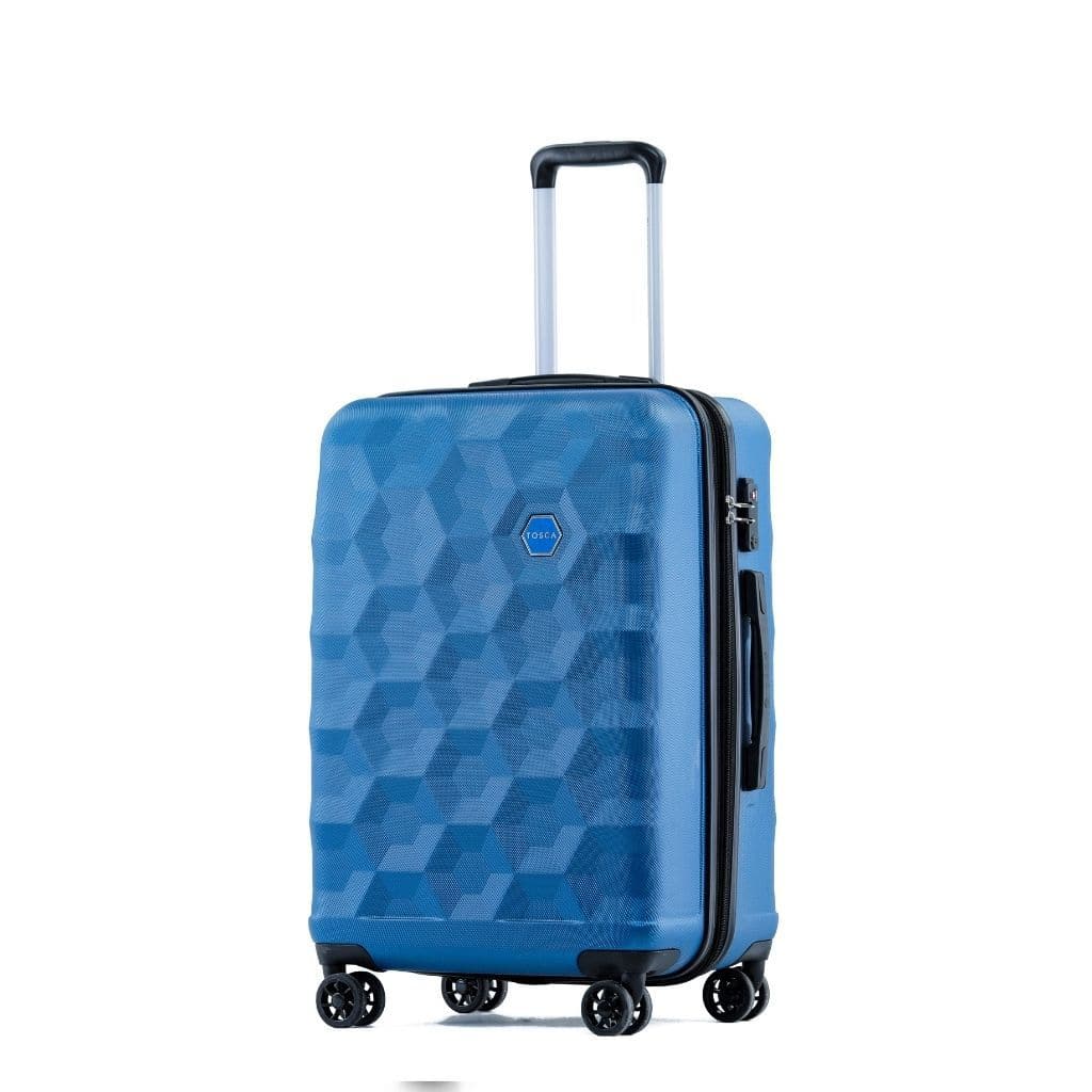 Tosca Bahamas 3 Piece Hardsided Suitcase Set - Blue - Love Luggage