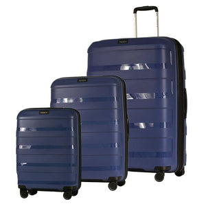 Tosca Comet 3 Piece Hardsided Suitcase Set - Blue - Love Luggage