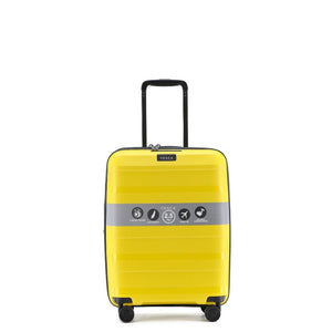 Tosca Comet Carry On 55cm Hardsided Suitcase - Yellow - Love Luggage