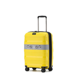 Tosca Comet Carry On 55cm Hardsided Suitcase - Yellow - Love Luggage