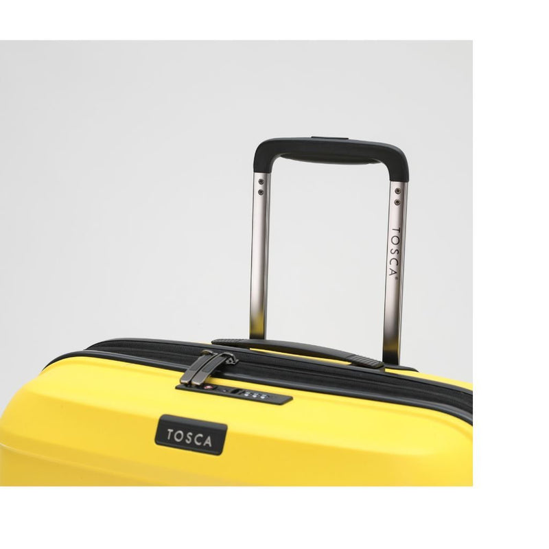 Tosca Comet Carry On 55cm Hardsided Suitcase - Yellow - Love Luggage