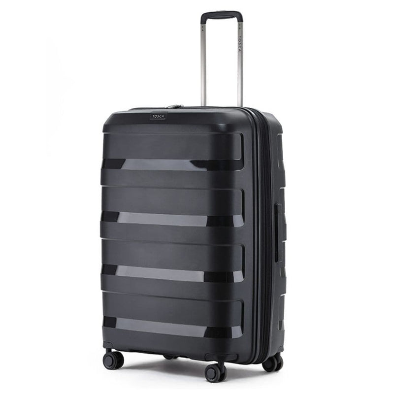 Tosca Comet Large 75cm Hardsided Expander Suitcase - Black - Love Luggage