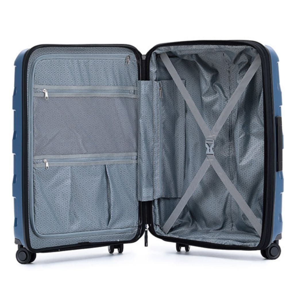 Tosca Comet Large 75cm Hardsided Expander Suitcase - Stormy Blue - Love Luggage