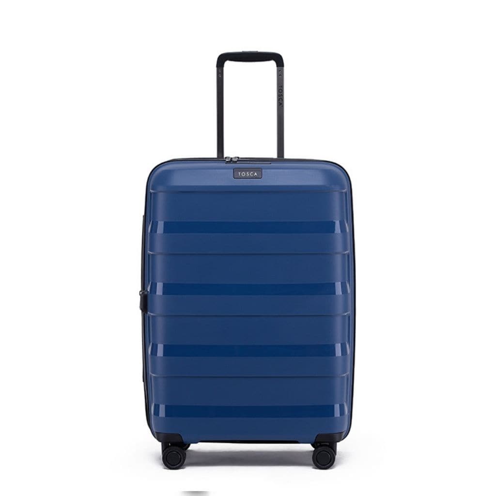 Tosca Comet Medium 65cm Hardsided Expander Suitcase - Stormy Blue - Love Luggage