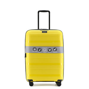 Tosca Comet Medium 65cm Hardsided Expander Suitcase - Yellow - Love Luggage