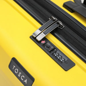 Tosca Comet Medium 65cm Hardsided Expander Suitcase - Yellow - Love Luggage