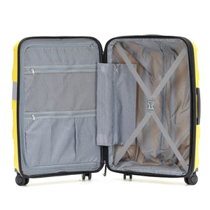 Tosca Comet Medium 65cm Hardsided Expander Suitcase - Yellow - Love Luggage