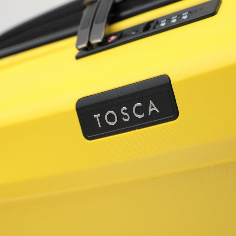 Tosca Comet Medium 65cm Hardsided Expander Suitcase - Yellow - Love Luggage