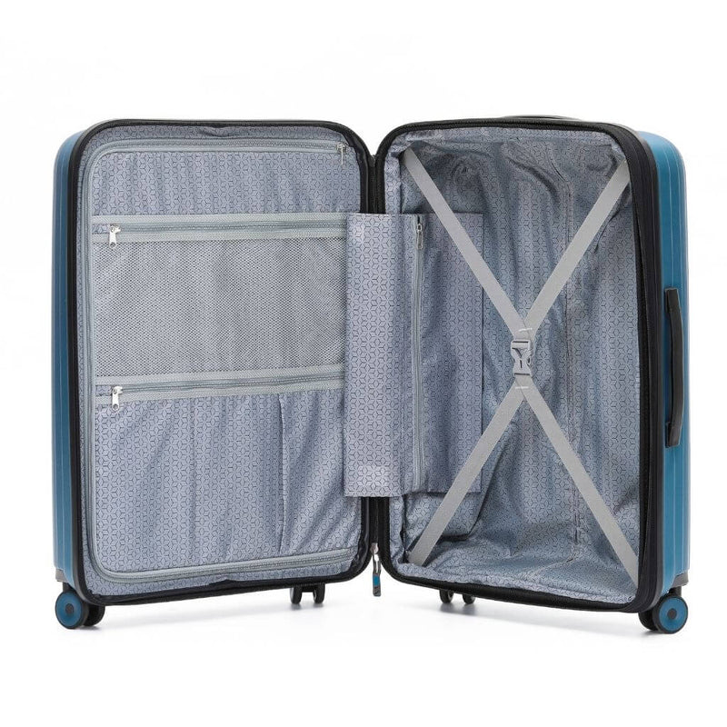 Tosca Eclipse Large 77cm Hardsided 3.7kg Luggage - Blue - Love Luggage