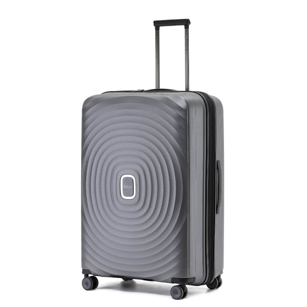 Tosca Eclipse Large 77cm Hardsided 3.7kg Luggage - Charcoal - Love Luggage