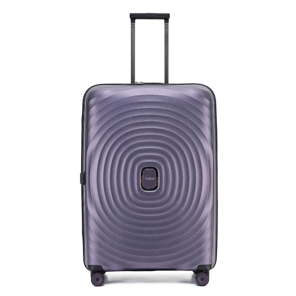Tosca Eclipse Large 77cm Hardsided 3.7kg Luggage - Purple - Love Luggage