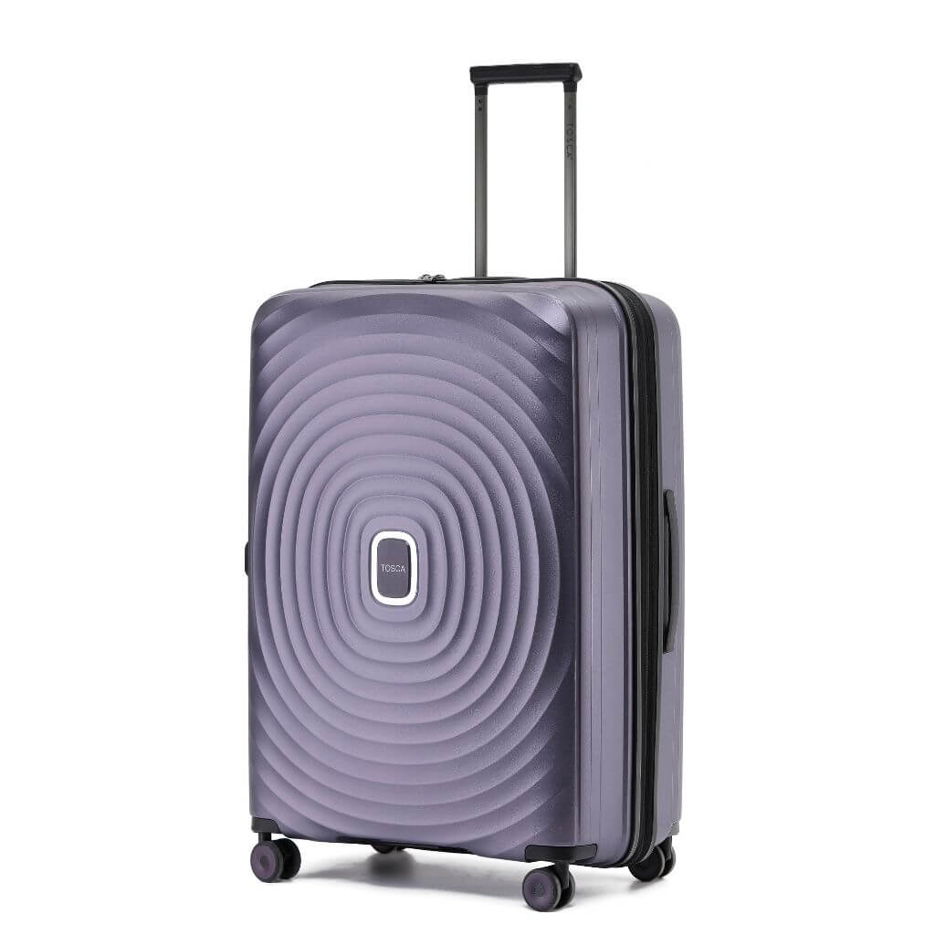 Tosca Eclipse Large 77cm Hardsided 3.7kg Luggage - Purple - Love Luggage