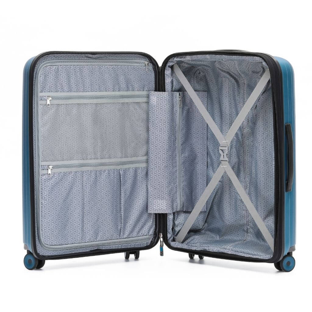 Tosca Eclipse Medium 67cm Hardsided 3.1kg Luggage - Purple - Love Luggage
