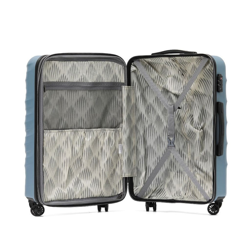 Tosca Interstellar Carry On 53cm Hardsided Suitcase - Blue - Love Luggage