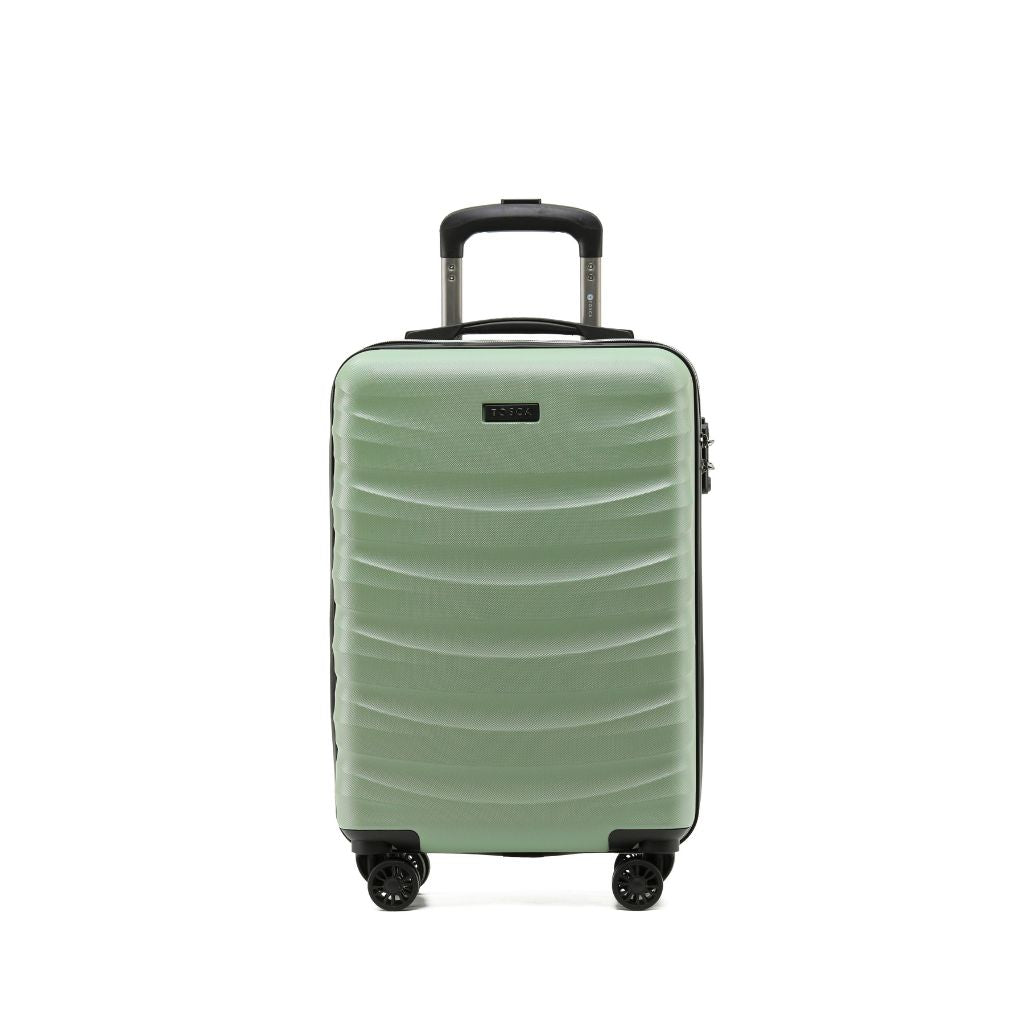 Tosca Interstellar Carry On 53cm Hardsided Suitcase - Green - Love Luggage