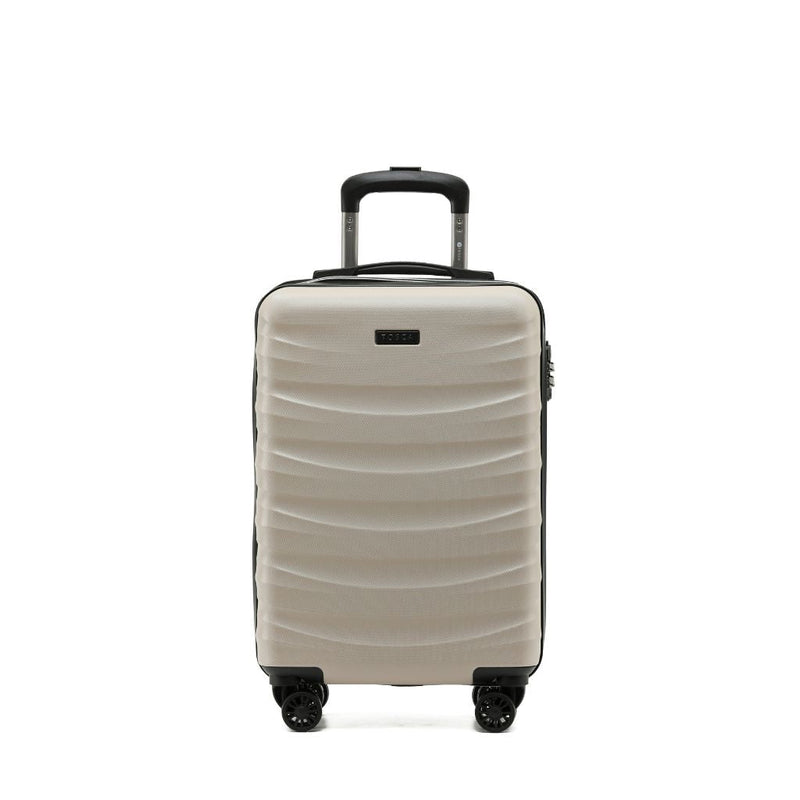 Tosca Interstellar Carry On 55cm Hardsided Suitcase - Cobblestone - Love Luggage