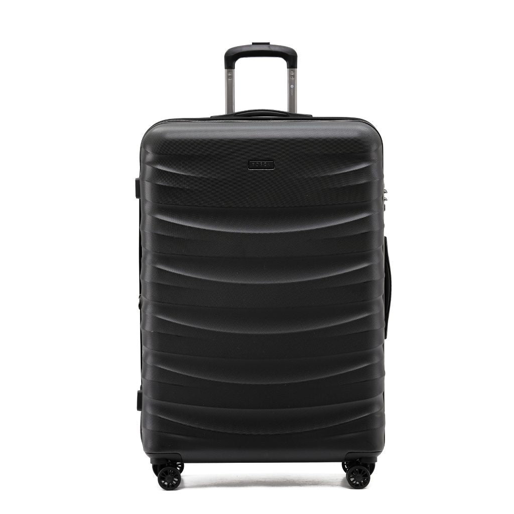 Tosca Interstellar Large 78cm Hardsided Suitcase - Black - Love Luggage