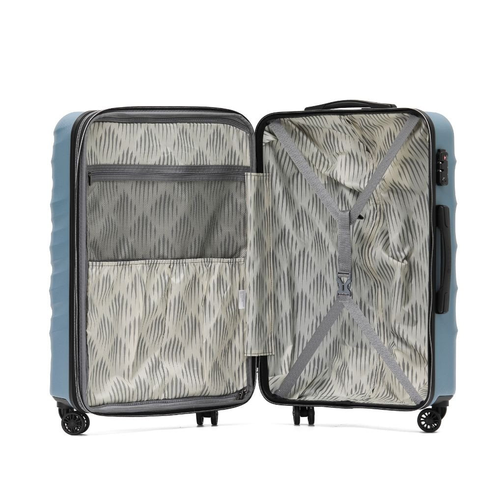 Tosca Interstellar Large 78cm Hardsided Suitcase - Blue - Love Luggage