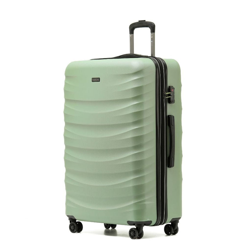 Tosca Interstellar Large 78cm Hardsided Suitcase - Green - Love Luggage