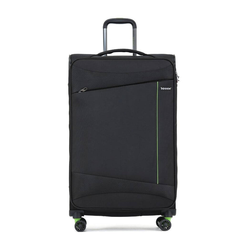 Tosca Max Lite 3.0 Softsided 3 Piece Suitcase Set - Black - Love Luggage