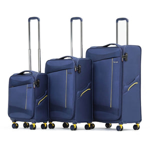 Tosca Max Lite 3.0 Softsided 3 Piece Suitcase Set - Navy - Love Luggage