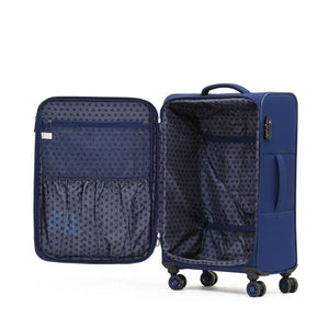 Tosca So Lite 3 Piece Softsided SuperLight Luggage Set - Navy - Love Luggage