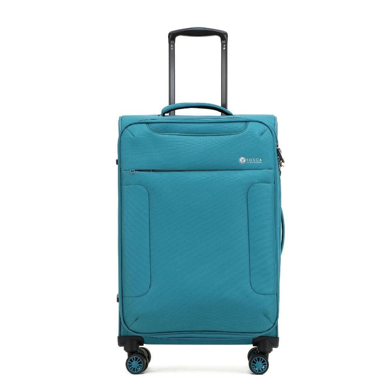 Tosca So Lite 3 Piece Softsided SuperLight Luggage Set - Teal - Love Luggage