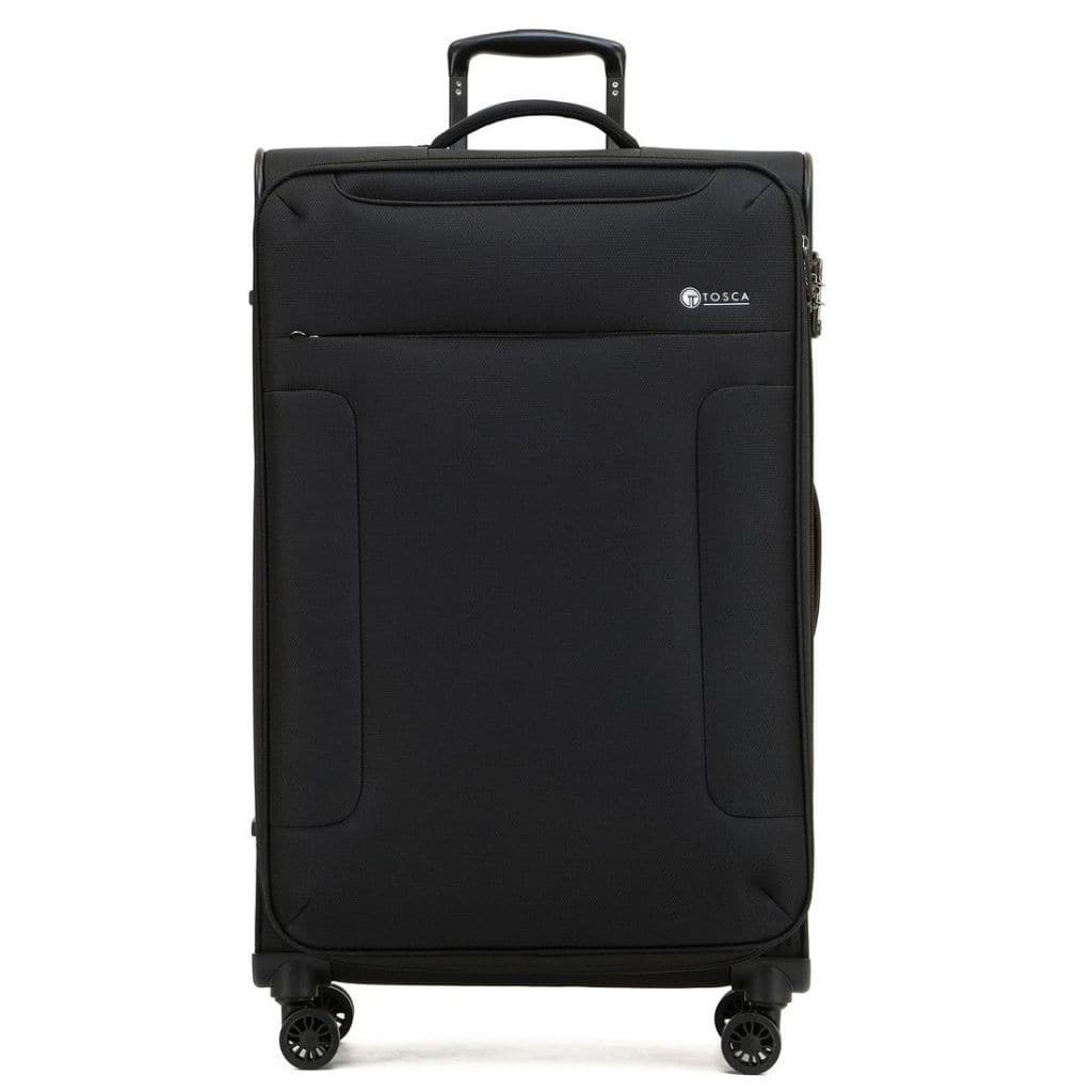 Tosca So Lite 3.0 Large Softsided Spinner Suitcase - Black - Love Luggage