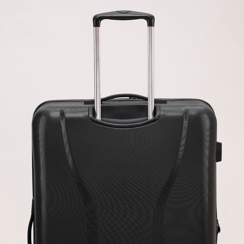 Tosca Sub Zero 2.0 3 Piece Hardsided Luggage Set - Black - Love Luggage