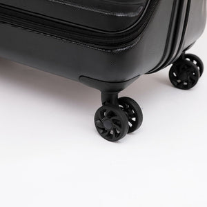 Tosca Sub Zero 2.0 3 Piece Hardsided Luggage Set - Black - Love Luggage